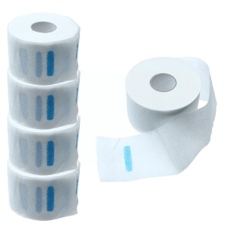 

1 Roll/5rolls Neck Ruffle Roll Paper Professional Hair Hairdressing Necks Salon Collar Barbershop Accessories Disposable Cutting