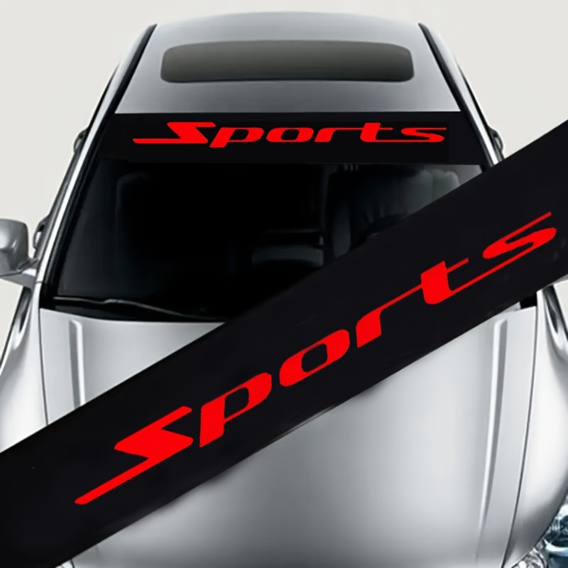 

Red Sports Car Decal - Pe Material, Self-adhesive, Durable, Universal Fit, Sporty Design For Ceramics, Glass & Metal - Vehicle Styling Sticker