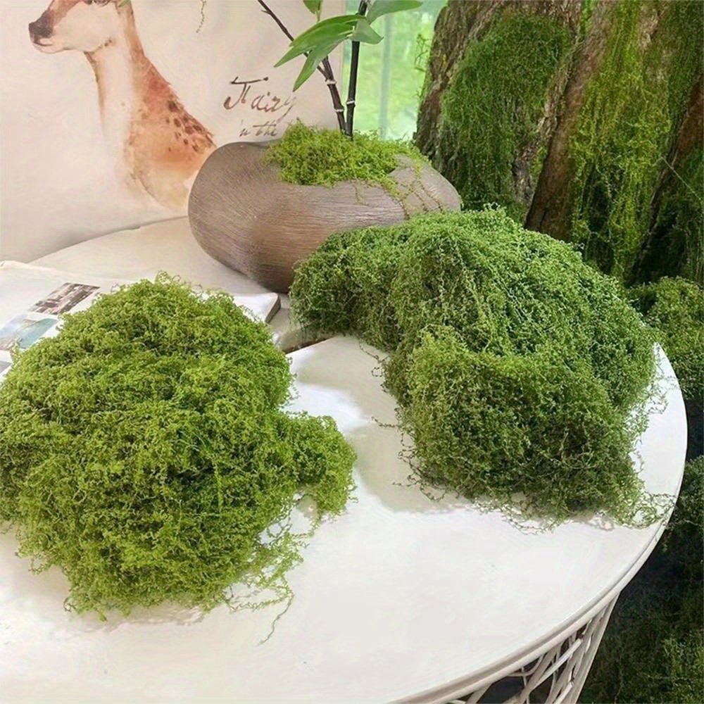 20gEternal Life Moss DIY Crafts Grass Artificial Green Plants Home Room Garden Decor Grass