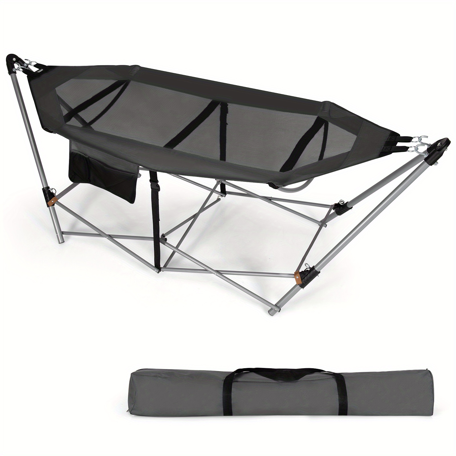 

Safstar Folding Indoor & Outdoor With & Iron Stand Grey