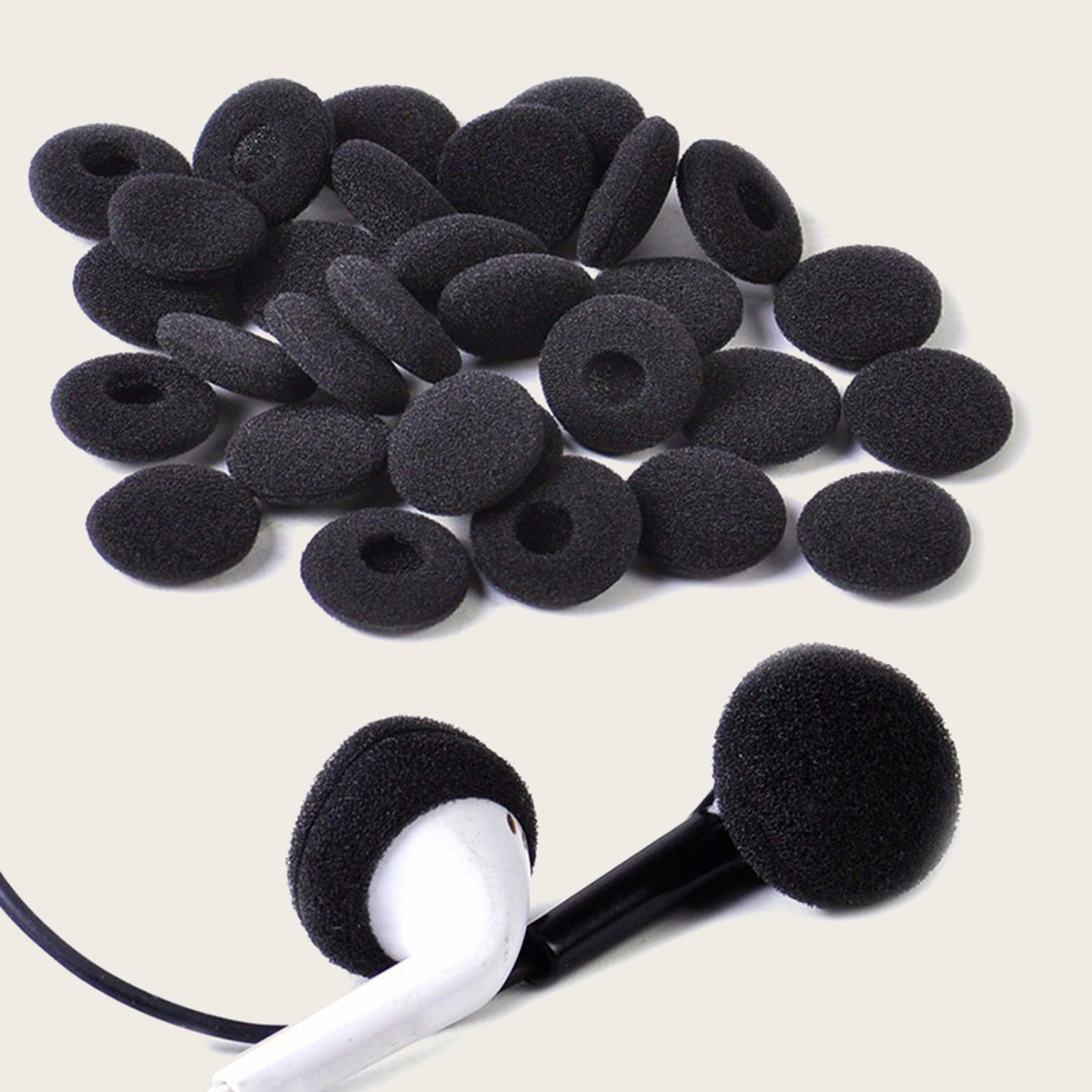 

20pcs Foam Earbud , For , For Iphone, For Ipad Headsets, Foam Earbud , Replacement Earphone Cushions