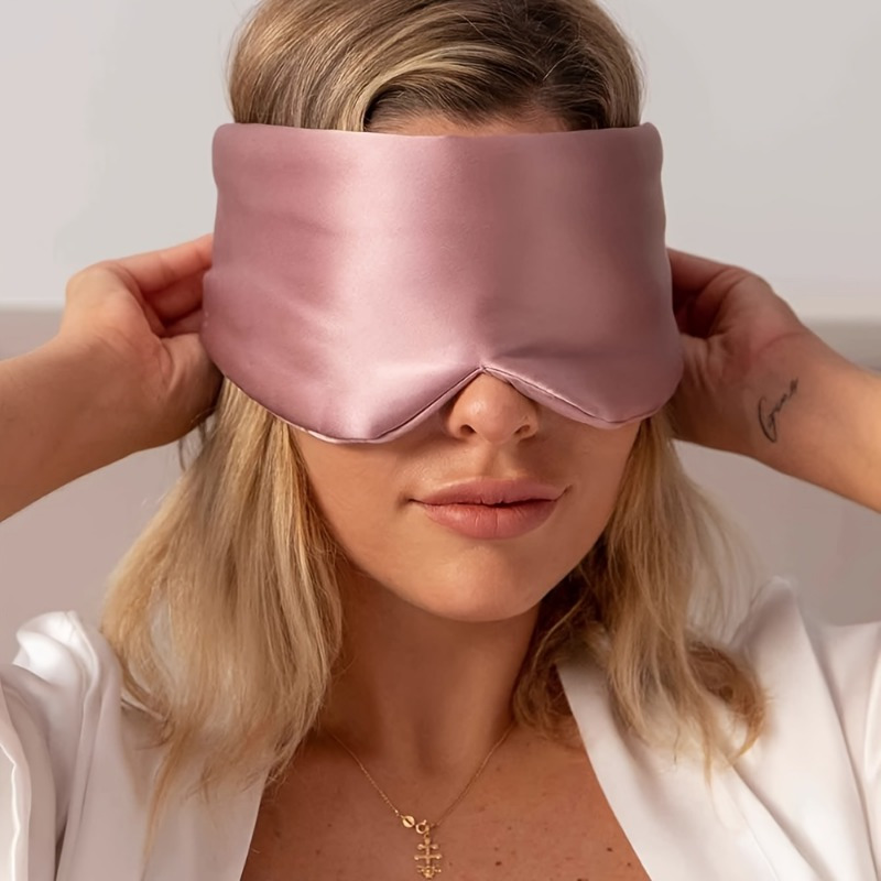 zijden slaapmasker, unisex, comfortabel & ademend,    , verstelbaar, voor ultieme rust, yoga & reizen, 1  , gemengde  en 1
