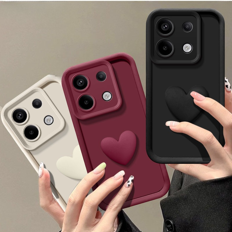 

Love Heart Silicone Camera Lens Protective Case For Pro+ 5g/note 13 Pro 5 G/note 13 Pro 4g/note 13 5g/note 13 4g/note 12 Pro+ 5g/note 12 Pro 5g/note 12s/note 12 5g Phone Cover