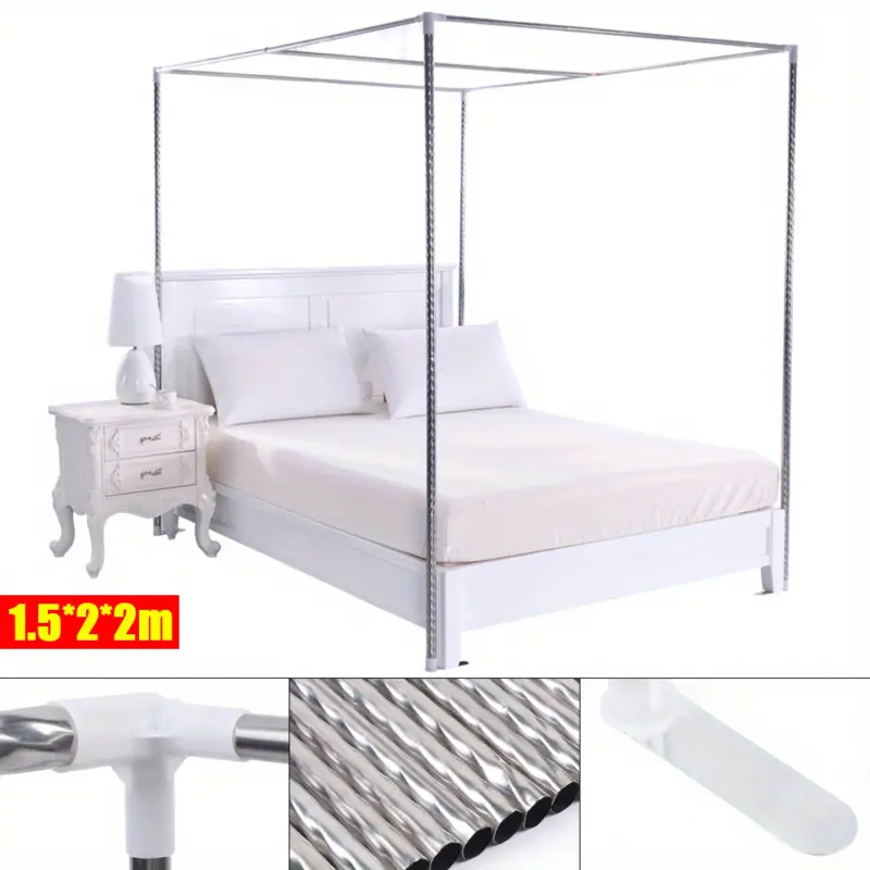 1 5 2 2m mosquito net support household bed 4 corner canopy mosquito net rack 5