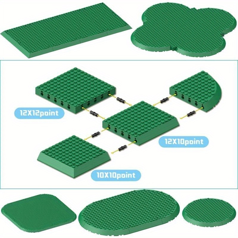 

Creative Classic Base Plates: Small Size Diy Bricks Splicing Assembly Plates For Kids Ages 6-8