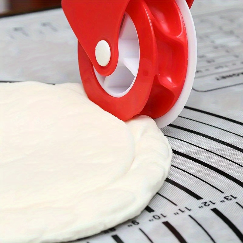 Versatile Manual Pie Crust & Dough Cutter - Easy-to-Use Pastry Wheel for Perfect Edges, Ideal Kitchen Gadget for Baking Enthusiasts