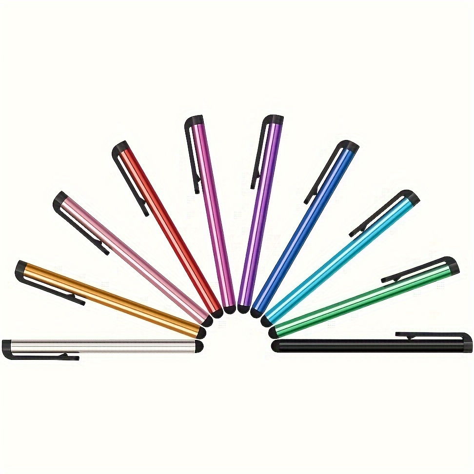 

10pcs Capacitive Pen, Stylus Pen, Touch Screen Pen, Suitable For Ipad Mobile Phones Tablets