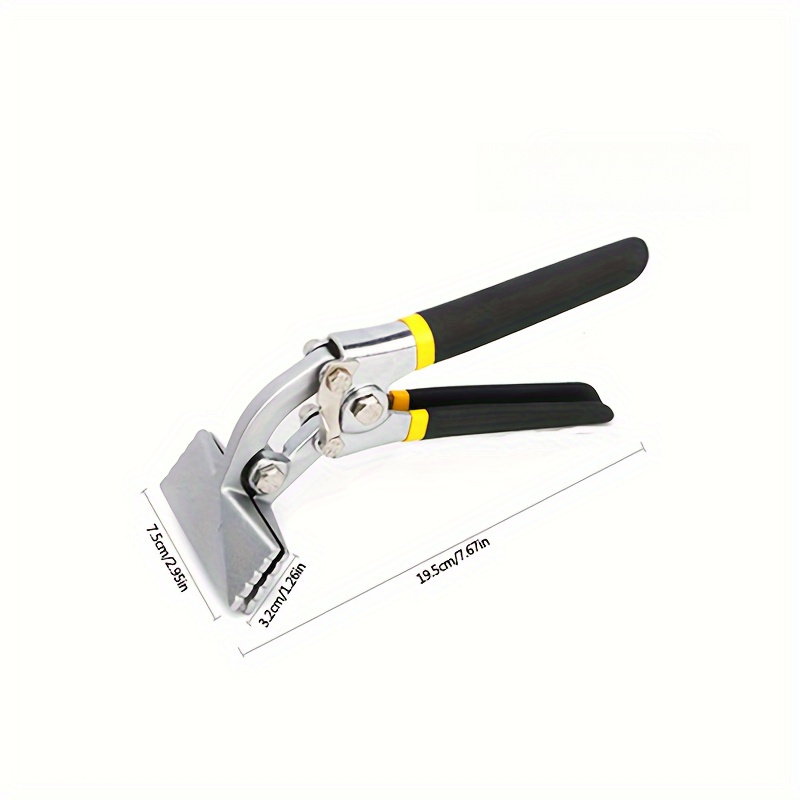 

Metal Manual Edge Bending Pliers With Adjustable Angles, Locking Switch Design, Handheld Metal Sheet Bender Tool Set