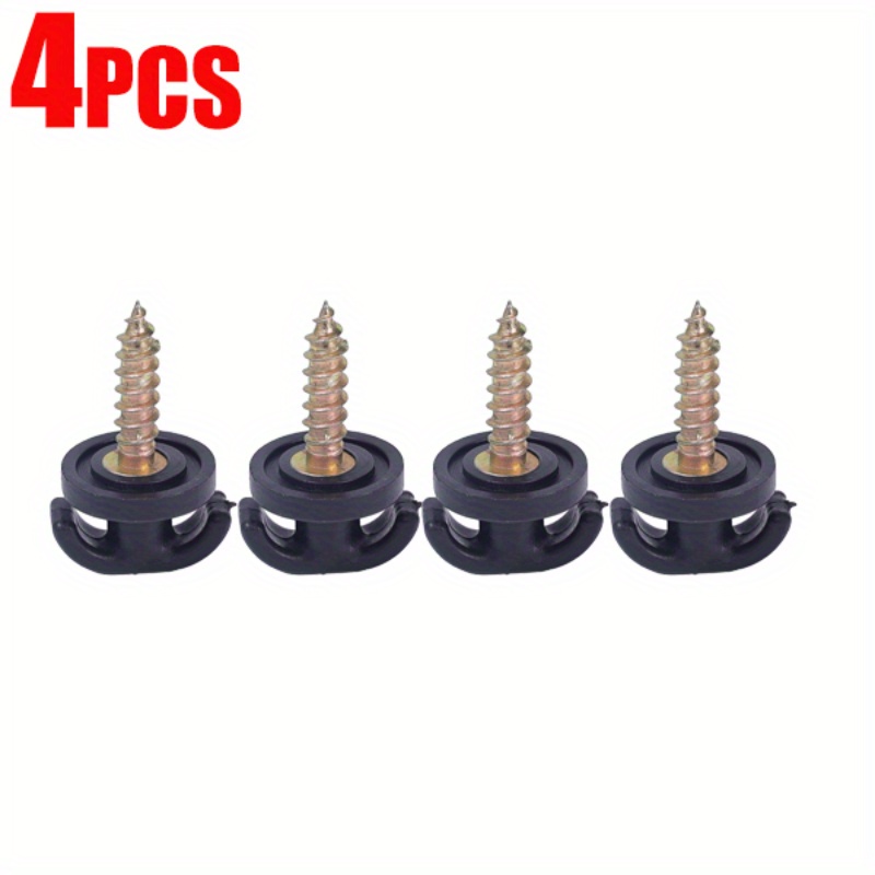 4pcs Car Seat Net Pocket Hooks - Durable Plastic, For Trunk & Interior Accessories