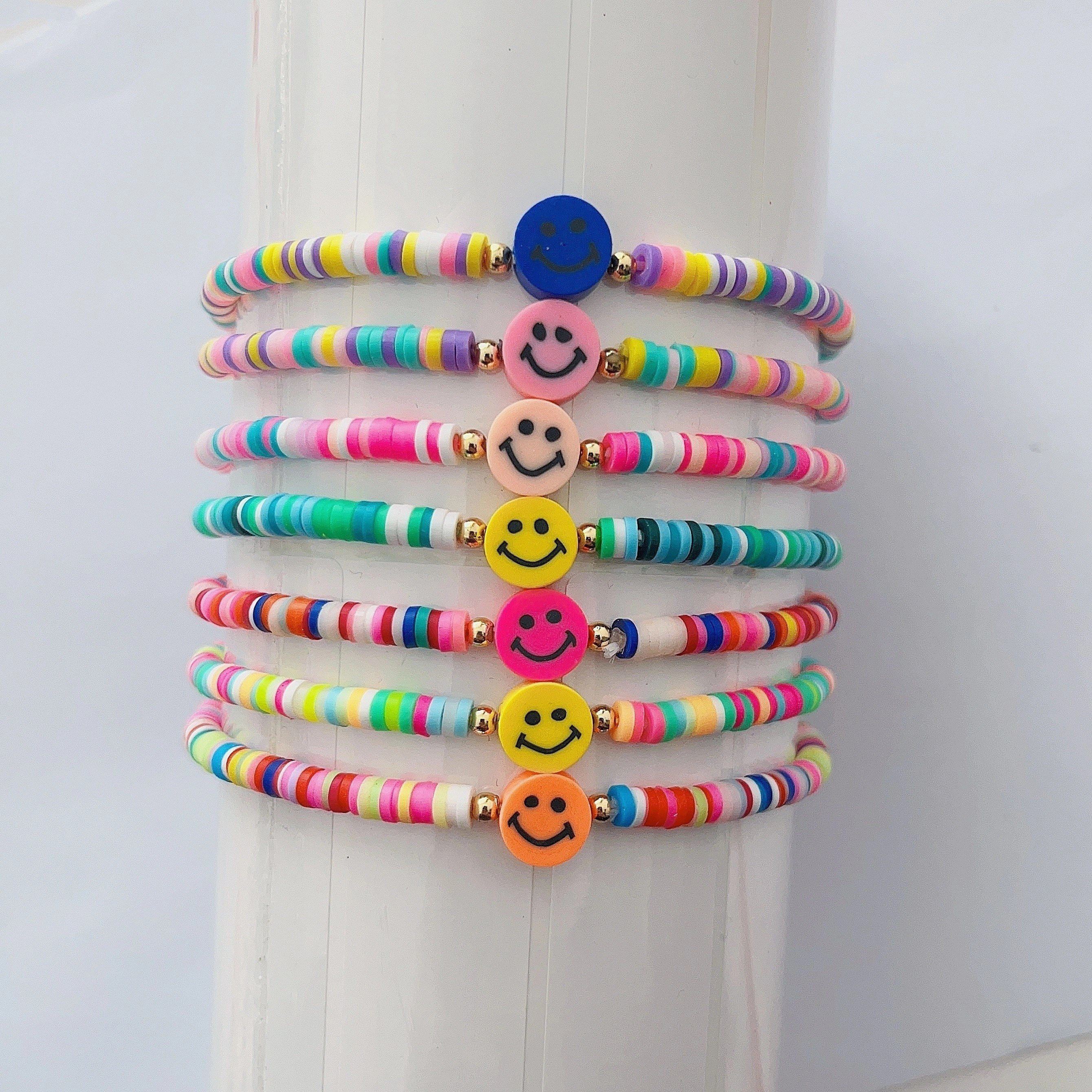 

7pcs Bracelet Set – Smile Beaded Bracelets & , - Bangles, Suitable For Over 15