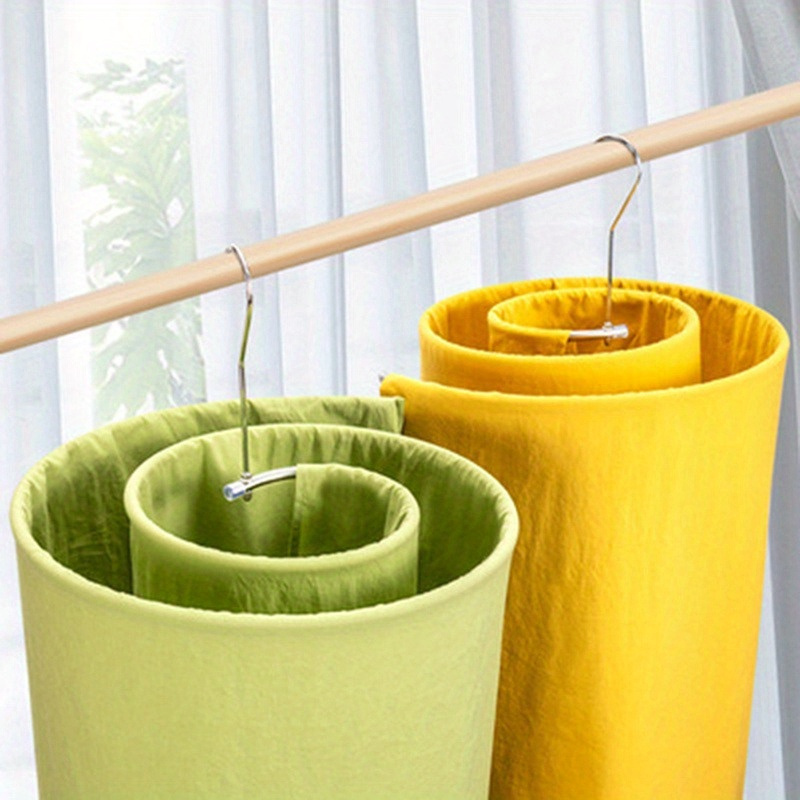 stainless steel spiral quilt drying rack rotatable bed sheet cover hanger for balcony home storage organizer for bedroom bathroom dorm portable folding bed bed frame with storage details 1