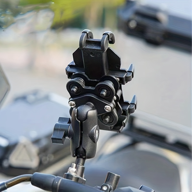 

2023 Motorcycle Phone Mount With Vibration Dampener -push Bike Scooter Atv Handlebar Cell Phone Holder