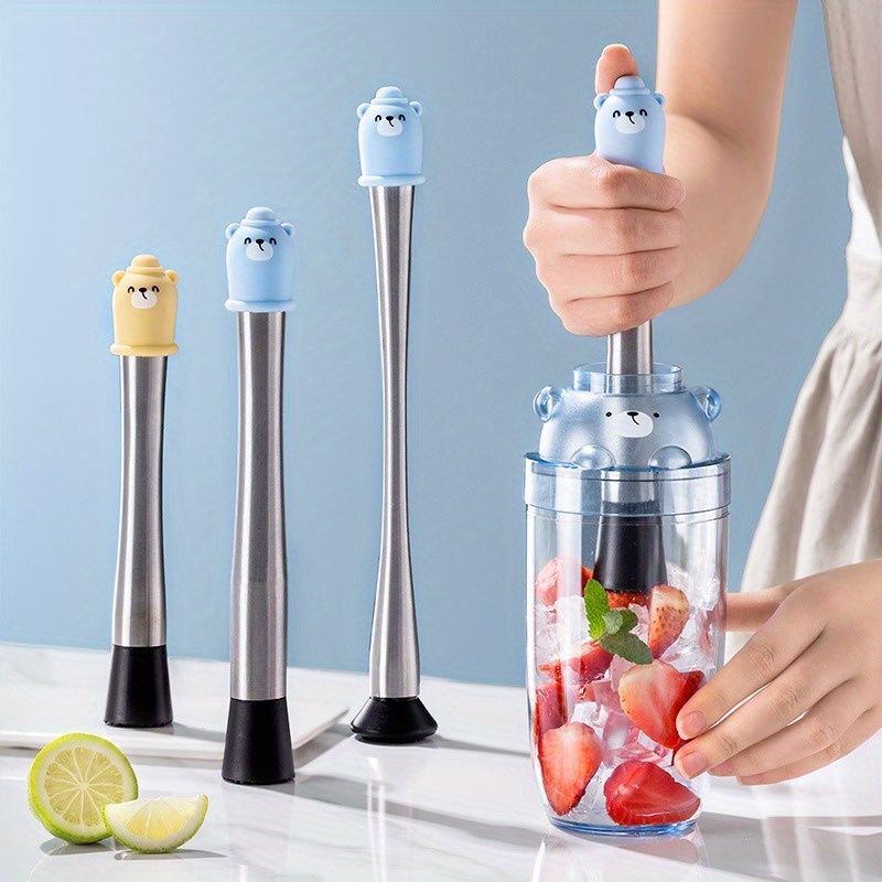 versatile manual fruit juicer ice crusher set   home cafes restaurants durable plastic