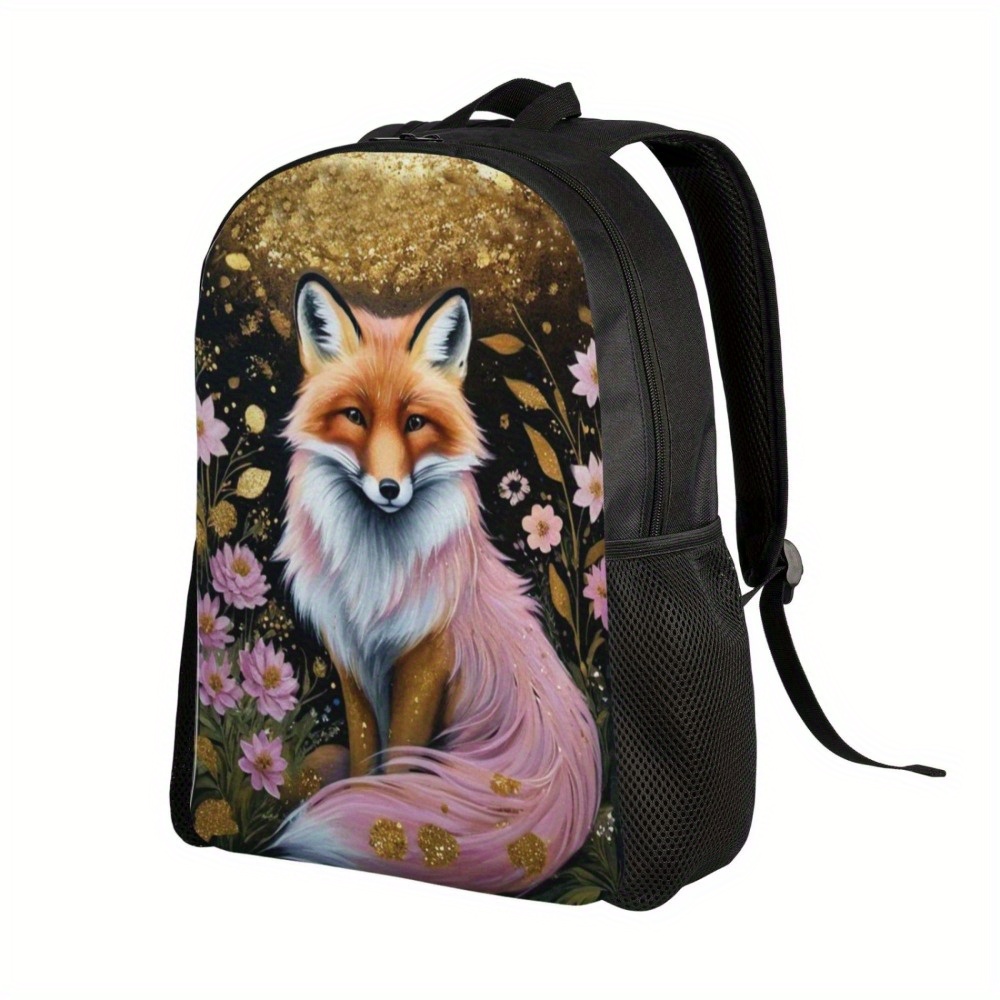 Fox print backpack best sale