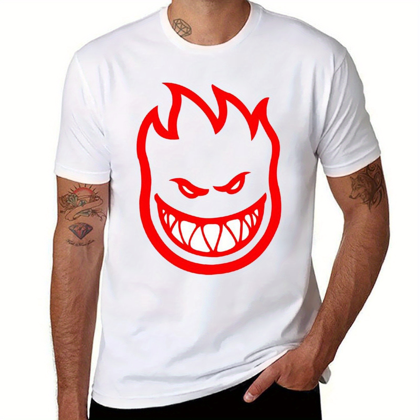 

Ghost Graphic Tees Casual Soft Cotton Crew Neck Short Sleeve T-shirt Funny Novelty