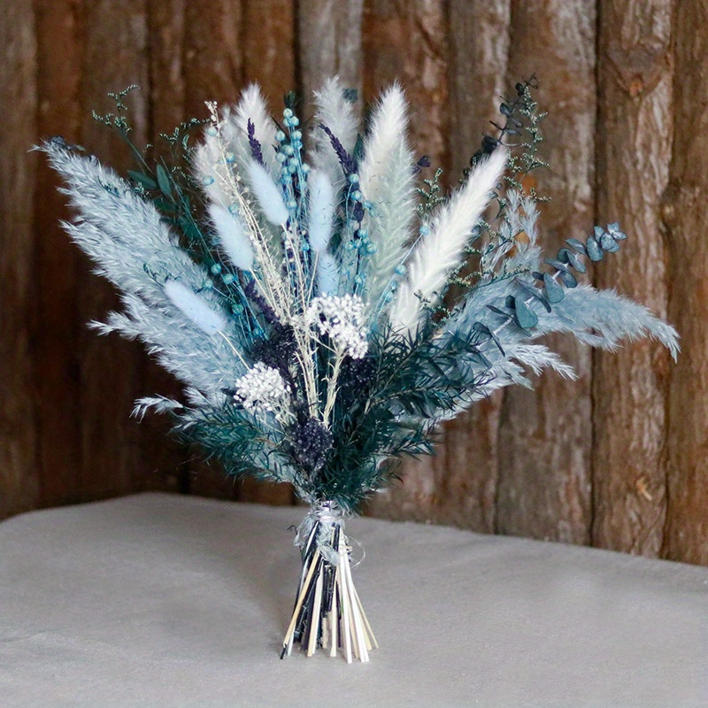 

Boho Chic Decorative Grasses Grass Bouquet - Ideal For Diy Home Decor, Wedding Vases & Autumn Table Settings