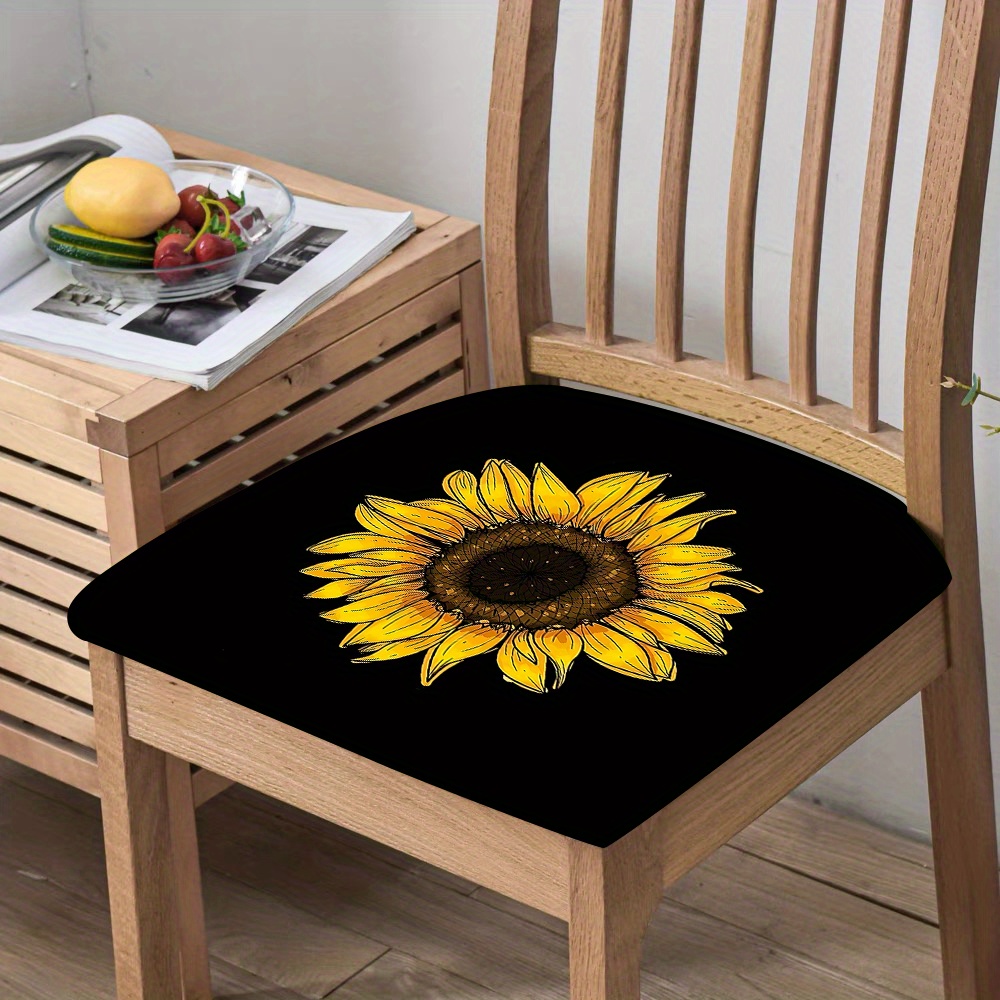 

2/4/6pcs Cushion Covers, , & , & Removable, Polyester , , , For , Dining, , , , 120-140g