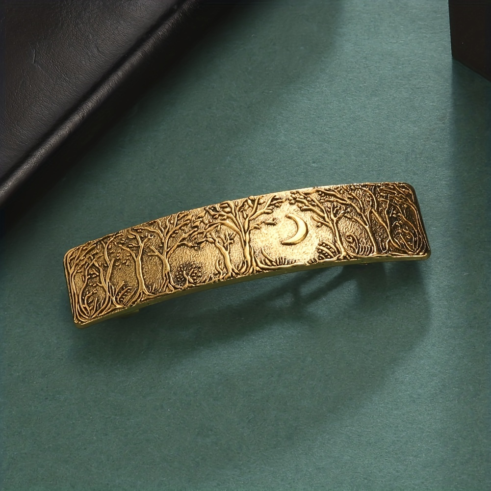 

- Metal , & - Rectangular Barrette For Women