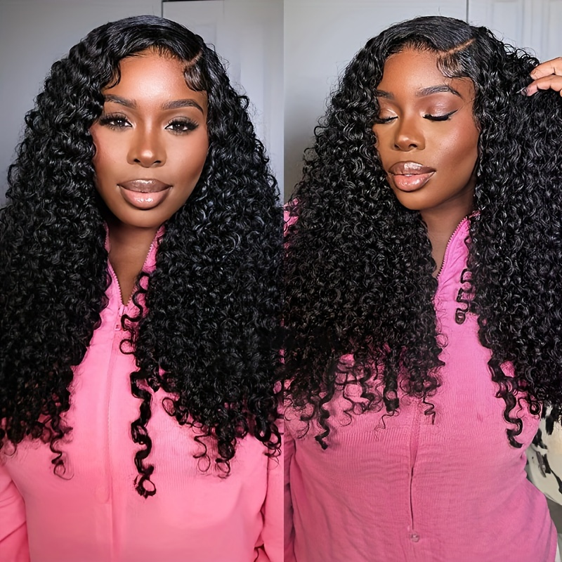 

200% Density Lace Front Wigs Human Hair Deep Curly 13x6transparent Lace Wigs Lace Frontal Wigs Deep Wave Wig With Baby Hair 100% Brazilian Human Hair