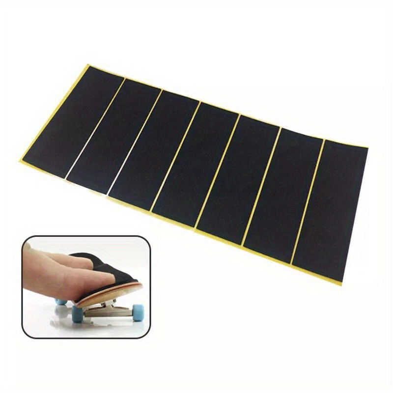 

10pcs Black Tape Stickers For Wooden Fingerboards - , Self-adhesive &