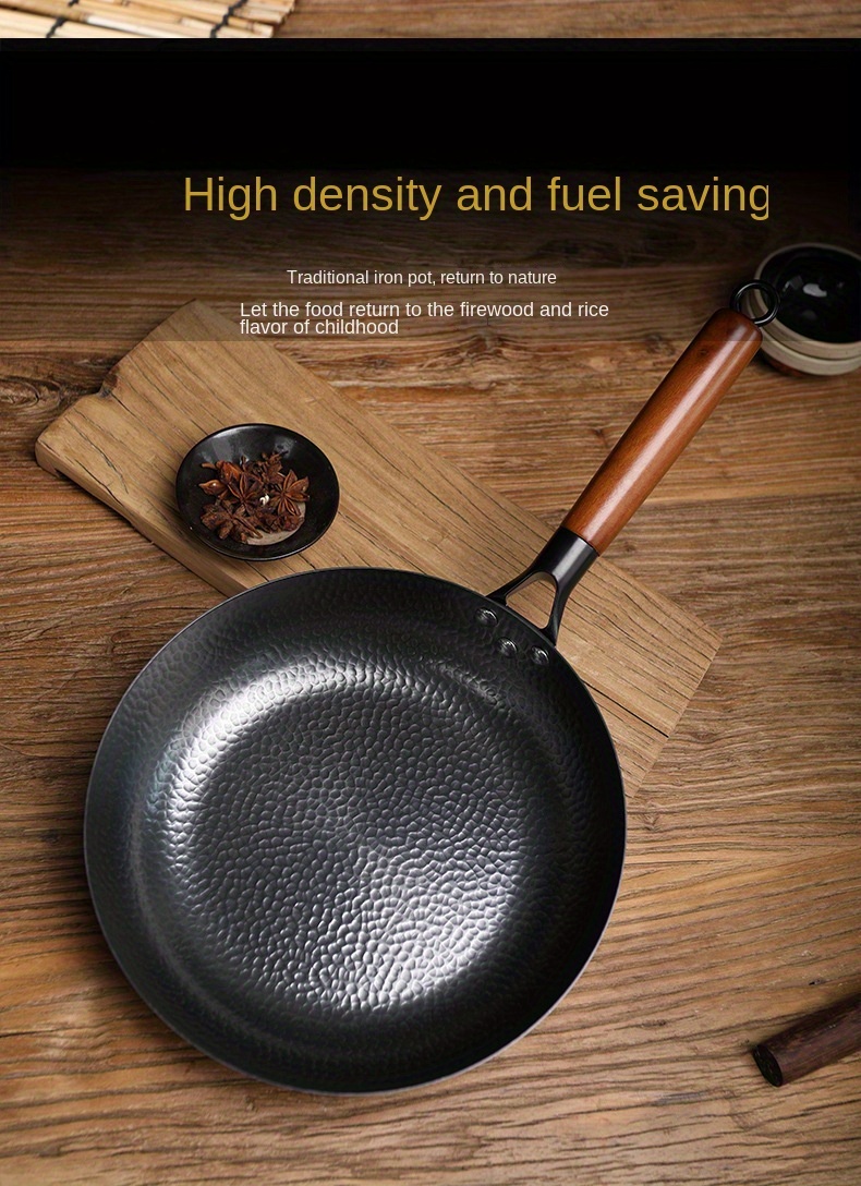 28cm traditional chinese wrought   non stick no coating   steak eggs pancakes handwash   autumn details 1