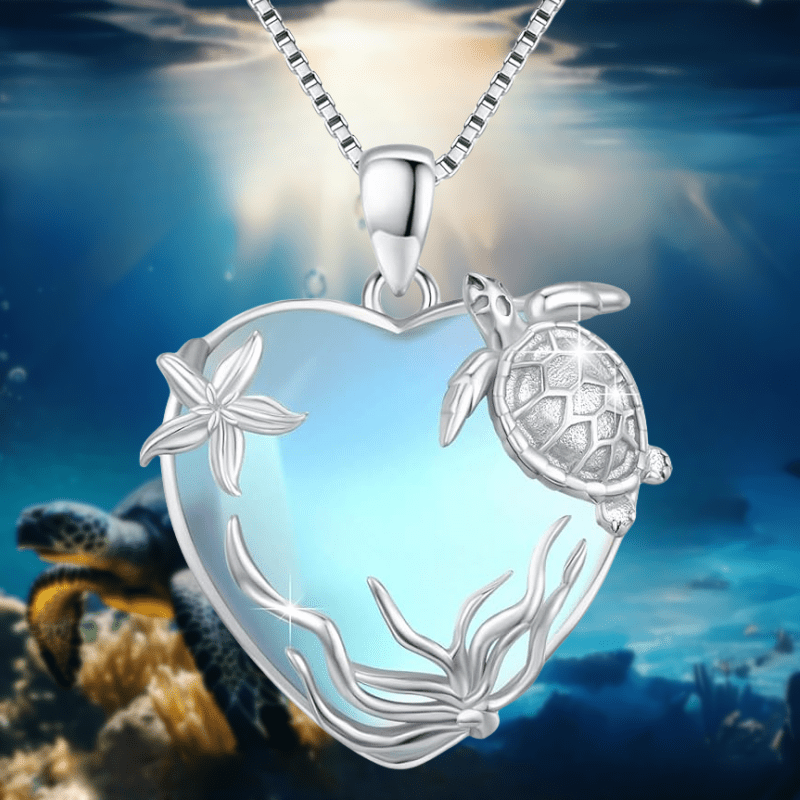 

1pc Fashion Creative Turtle Pendant Necklace, Ocean Style Necklace Jewelry, Perfect Gift For Men