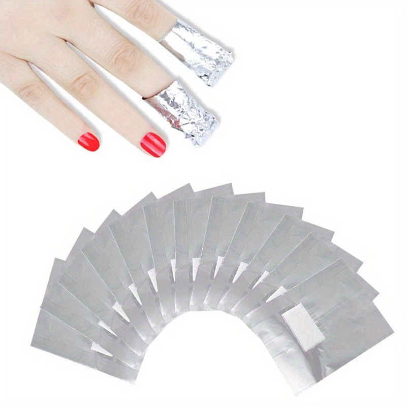 

200pcs Nail Polish Remover Foil Wraps With Large Cotton Pads - Odorless, Easy Soak-off Gel Manicure Tools Nail Dipping Powder Complete Kit Gel Nail Polish Remover