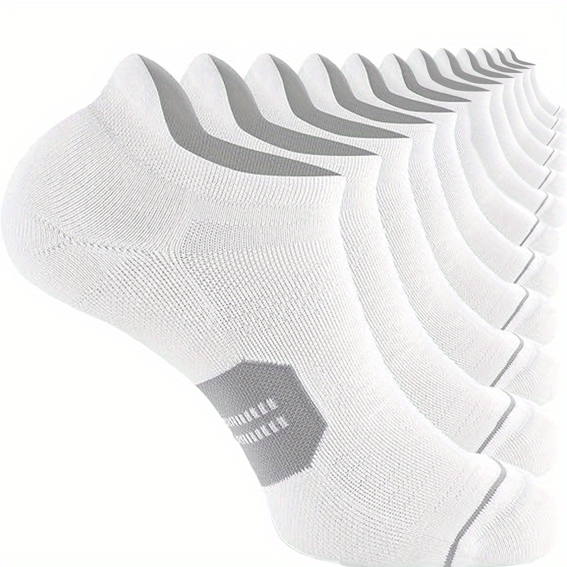 

Sock For Men And Women 12 Pairs, Classical White Low Cut Running Sock With Ankle Support Unisex Casual Socks