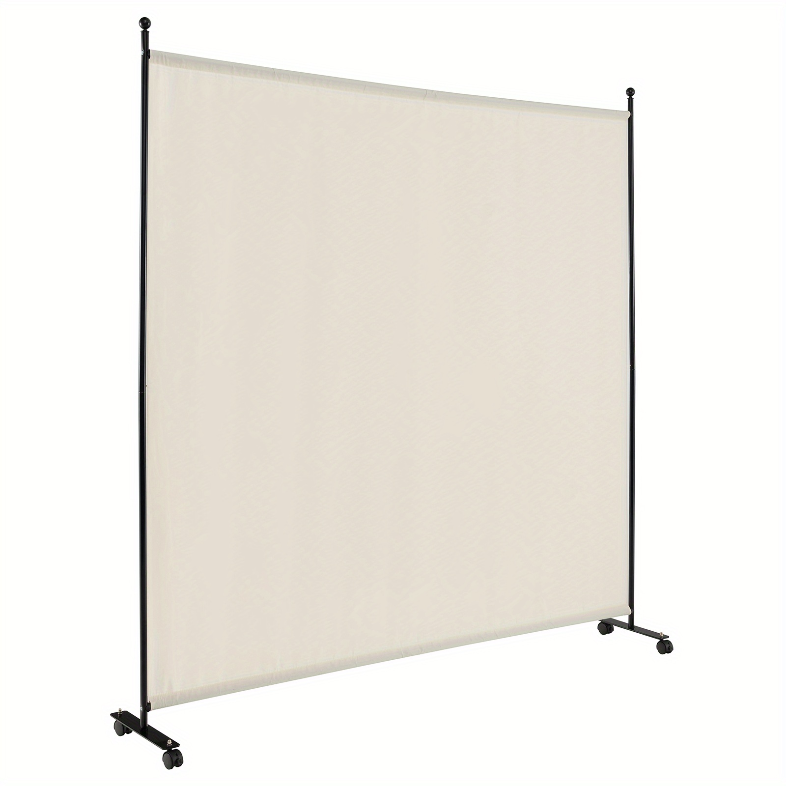 

Lifezeal 6ft Single Panel Room Divider W/ Wheels Rolling Fabric Privacy Screen