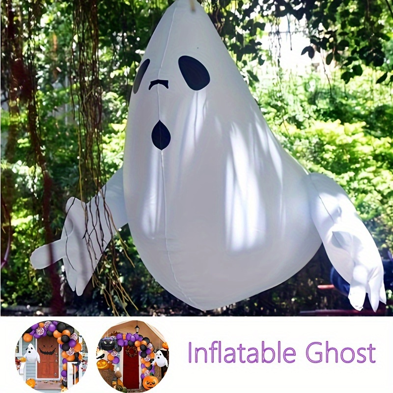 

Halloween Inflatable Ghost Decoration - Durable Plastic, 1 Piece, Suitable For Teens And Adults, Electricity-free, Perfect For Outdoor Yards And Shopping Mall Displays, Halloween Party Decor