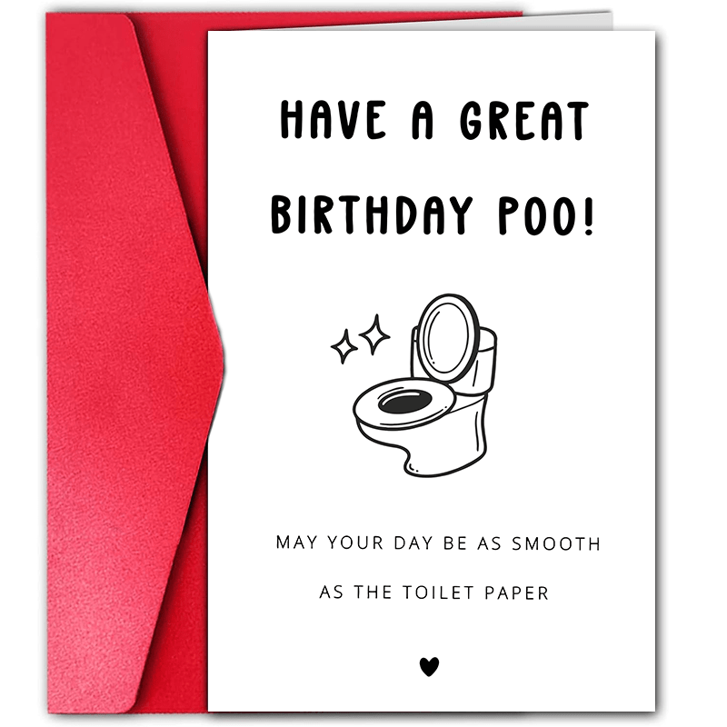 funny birthday poo greeting card humorous 30th birthday card Temu