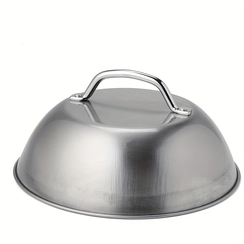 

Stainless Steel 9-inch Bbq Melting Dome - Durable, Easy-clean Accessory For Perfect Grilling & Camping