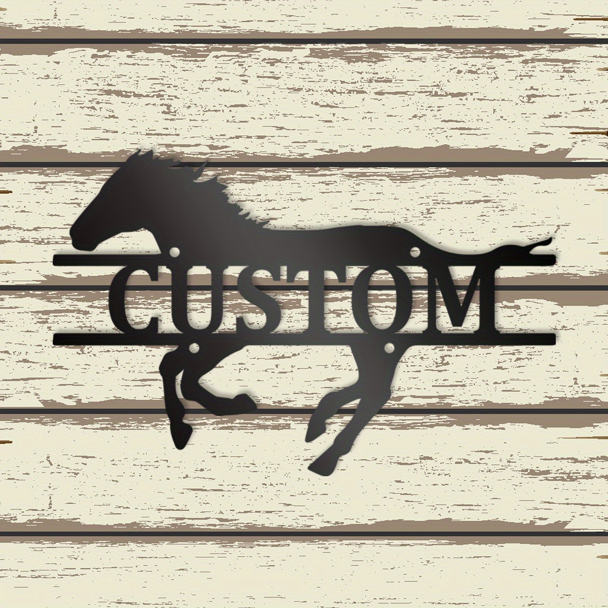 

Personalized Stall Name : Metal For Barn - Mounted, , Iron , Suitable For