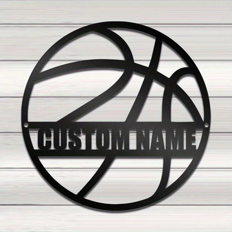 

Custom Basketball Iron Wall Art - Personalized Metal Decor For Living Room, Bedroom, Home & Cafe Wall Decorations For Bedroom Wall Decorations For Home