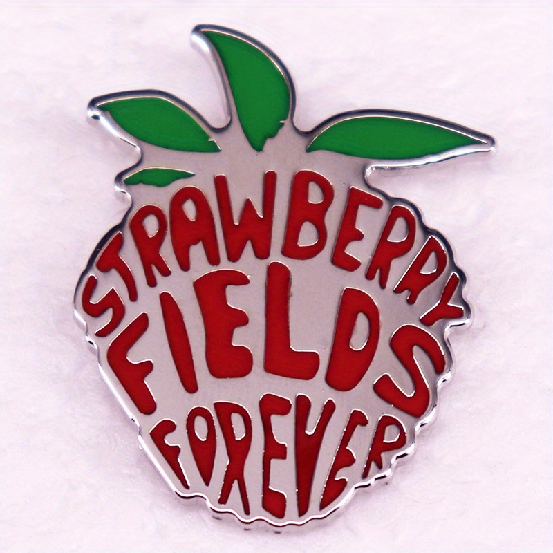 

Song Letter Brooch Fruit Strawberry Badge Accessory, Badge