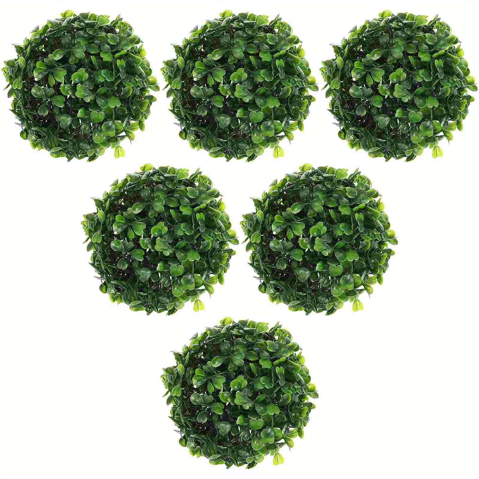 

6pcs Simulated Grass Ball Plastic Grass Ball Art Flower Arrangement Ornament Fake Plant Ball For Home Garden Wedding 10cm
