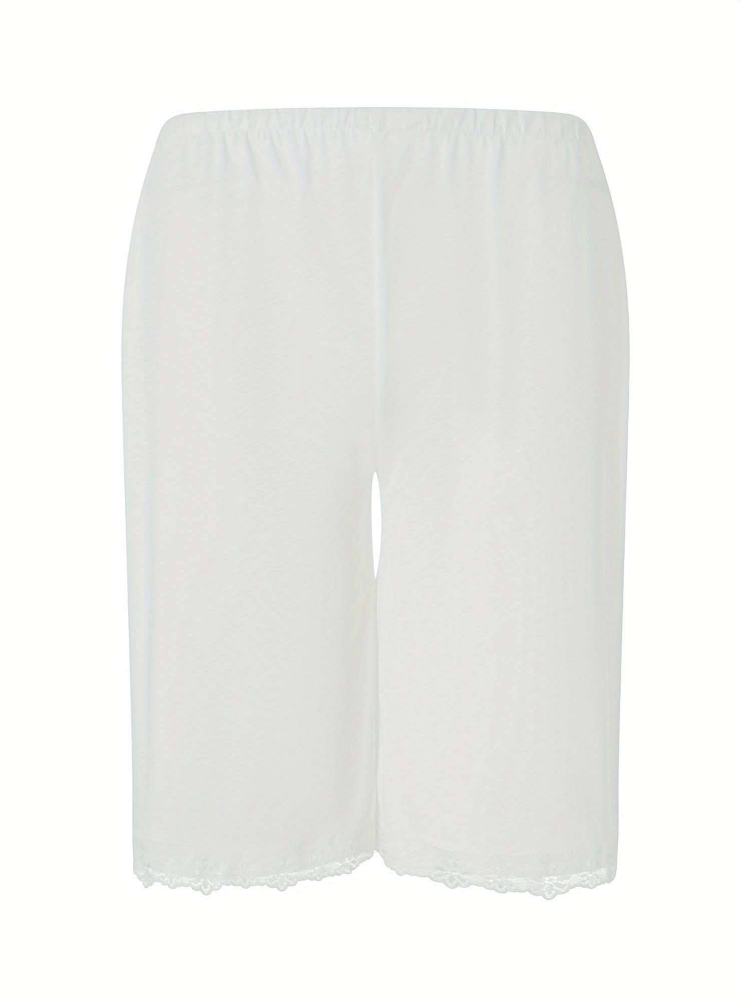 women loose half slip shorts loose fit lace trim Temu