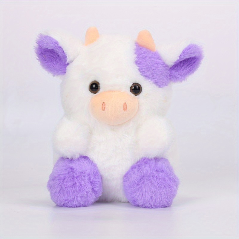 

Plush Stuffed Animal Toy Cow, 7.8 Inch By 5.9 Inch, Cute Strawberry Cow Doll, Soft Plushie, Gift For Kids Birthday, Assorted Colors