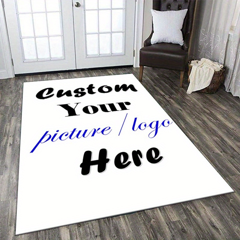 

Custom Photo Carpet - Personalized Indoor Floor Mat For Living Room, Bedroom, Home Office - Non-slip, Machine Washable Polyester Rug - Perfect Gift For Any Occasion