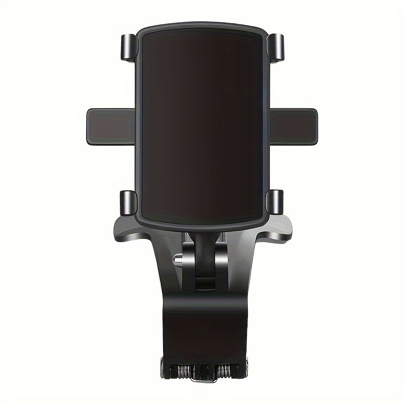 Soporte   para teléfono de coche, JIT+ 1 pieza Soporte de clip de plástico para salpicadero, Soporte ajustable y giratorio para GPS y teléfono inteligente, Soporte negro fácil de clip, Soporte de teléfono celular para vehículo para todos los teléfonos inteligentes 2