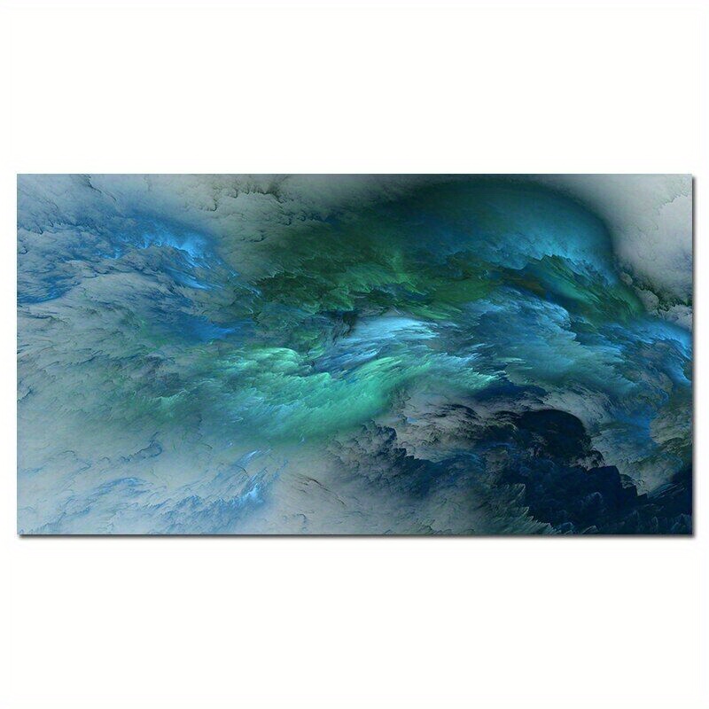 

1pc Abstract Cloud Canvas Wall Art Canvas Painting Decoration For Gift, Bedroom, Office, Living Room, Cafe, Bar, Wall Decor, Home And Dormitory Decoration - Thickness 1.5 Inch