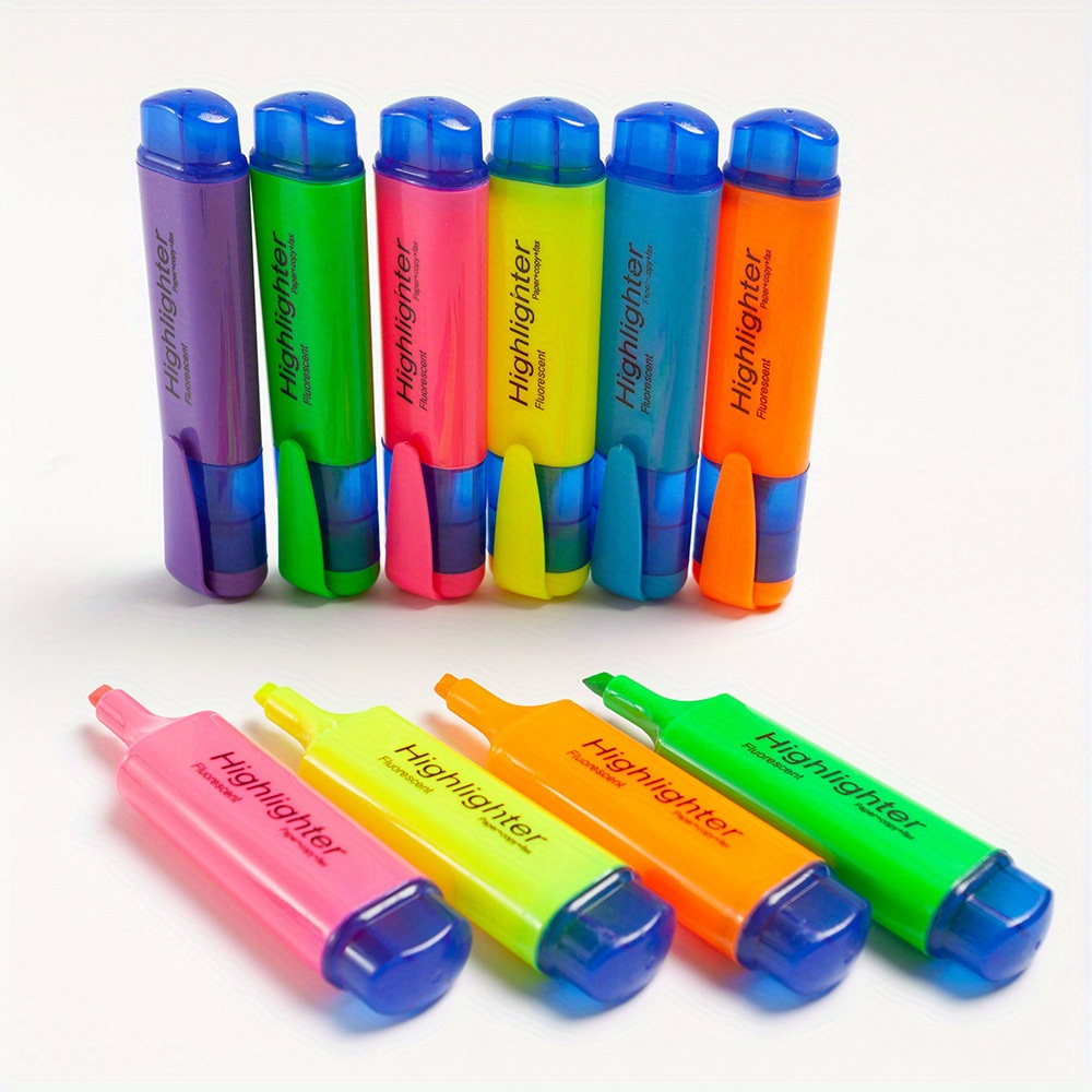 

[back To School]4/6-pack Marking Note Number Pens Colored Note Pens Light Colored Sparkling Colored Strokes Key Graffiti Pen Set