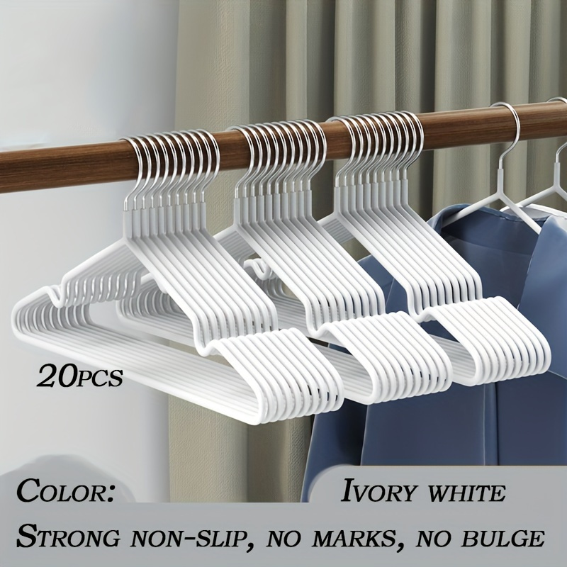 

20pcs Clothes , Notched Clothes Racks, , Household Clothes Drying And Organization For , Closet,