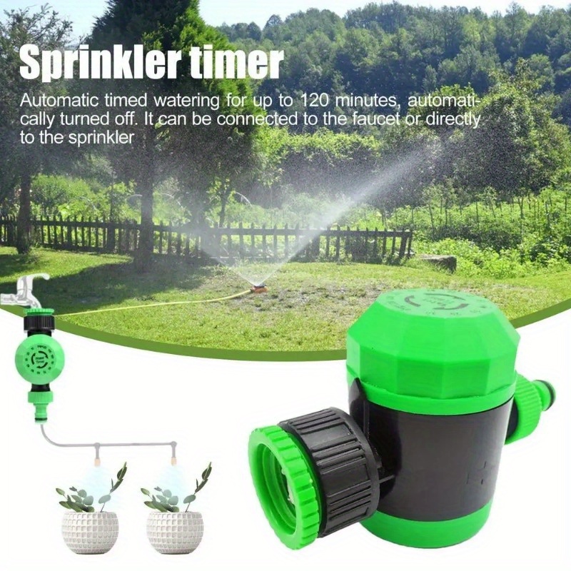 

Adjustable 2-hour Mechanical Garden Timer - Easy Twist Irrigation Controller With Impurity Filter, Fit For Drip Pipe Watering Automatic Watering System Automatic Plant Waterer