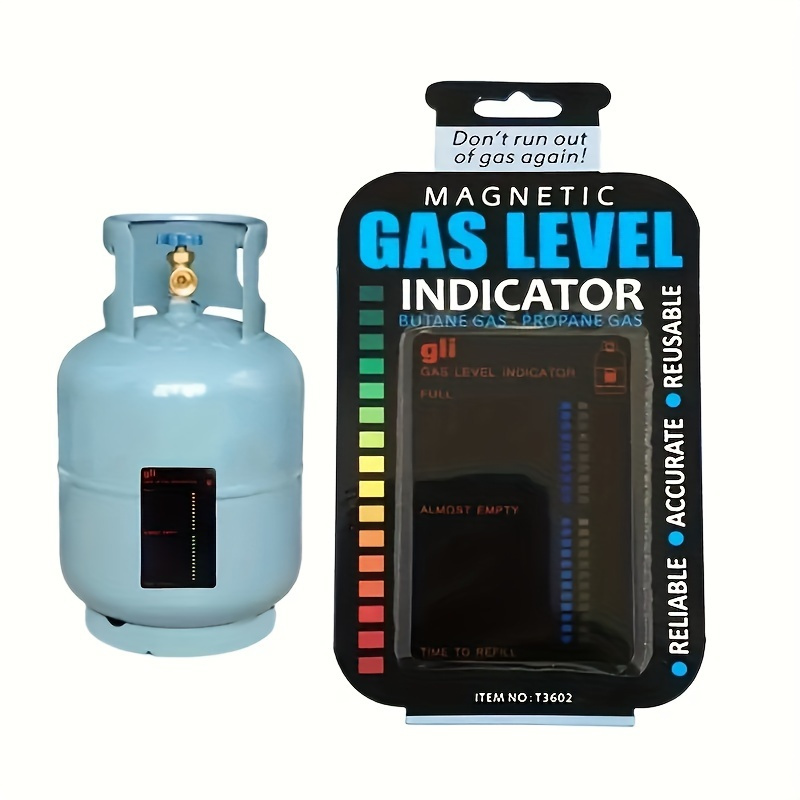 1pc 2pcs magnetic propane tank level indicator for rvs   reusable durable essential kitchen tool for fuel monitoring