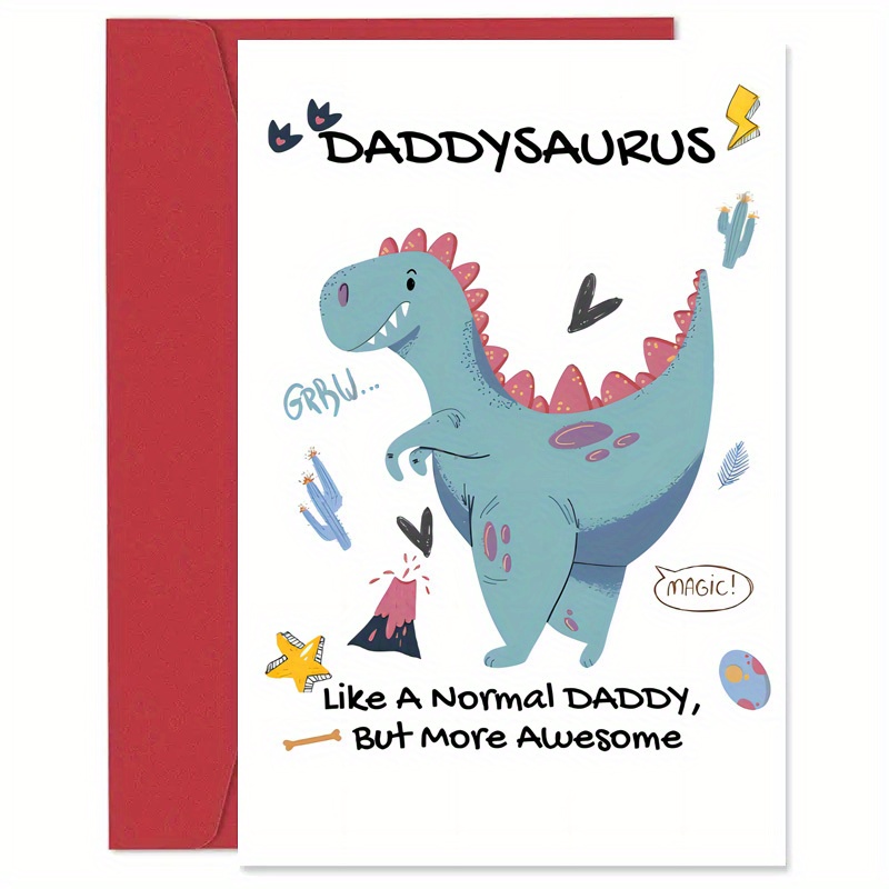 

Humorous Father's Day Card For Dad - Perfect Gift For Men, Includes Envelope (4.7"x7"), Unique Thank You Greeting Card Fathers Day Gift Fathers Day Card