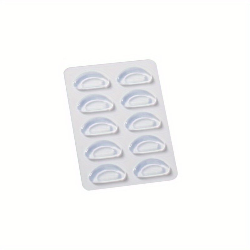 10pcs Anti Slip Nose Pads For Glasses, Soft Silicone Adhesive Nose Pads For Glasses, Suitable For Frames