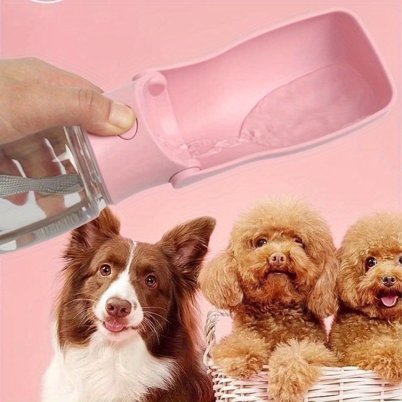 

1pc Portable Pet Water , 550ml - Plastic Water Lanyard And , Uncharged Water For And , Battery