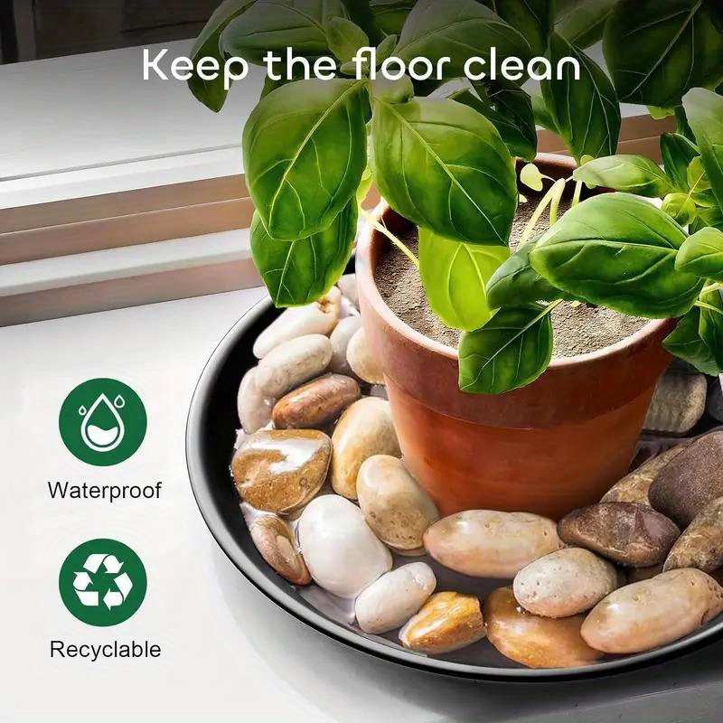 Soucoupe Pour Pot De Fleur - Lot 5 Soucoupes Transparentes Plastique