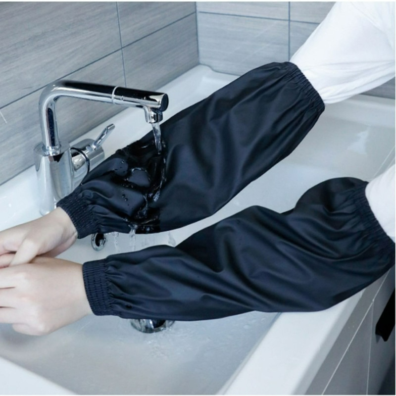 

Safety-, Heavy-duty Waterproof & Oilproof Arm Sleeves - Kitchen Cleaning, Industrial Work &